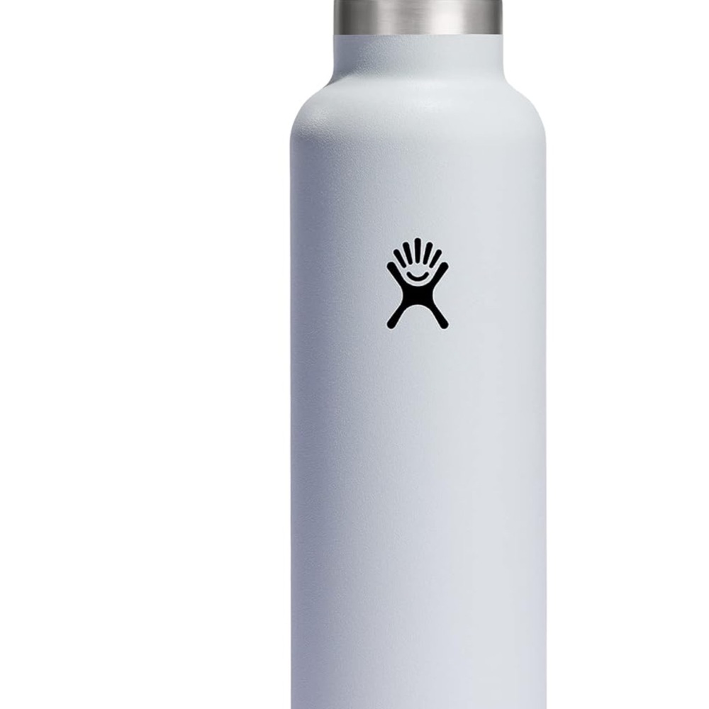 Hydro Flask Black and White Standard Mouth Bottle